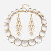 Elegant Glam Classic Style Water Droplets Resin Alloy Wholesale Earrings Necklace