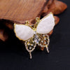 Elegant Glam Geometric Alloy Plating Inlay Artificial Pearls Rhinestones Shell Women'S Brooches