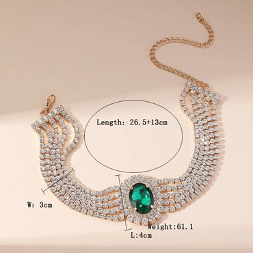 Elegant Glam Geometric Artificial Crystal Copper Plating Rhinestones Women'S