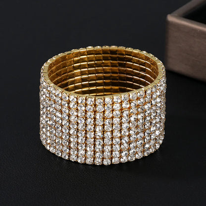 Elegant Glam Lady Geometric Rhinestones Alloy Wholesale Rings Bracelets Anklet