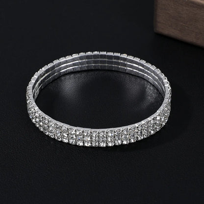 Elegant Glam Lady Geometric Rhinestones Alloy Wholesale Rings Bracelets Anklet