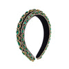 Women'S Elegant Glam Luxurious Geometric Cloth Inlay Rhinestones Hair Band