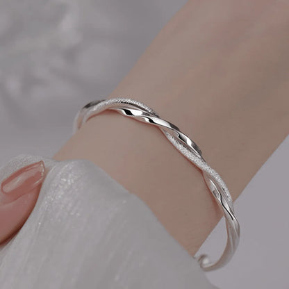 Elegant Glam Modern Style Round Titanium Steel Bangle In Bulk