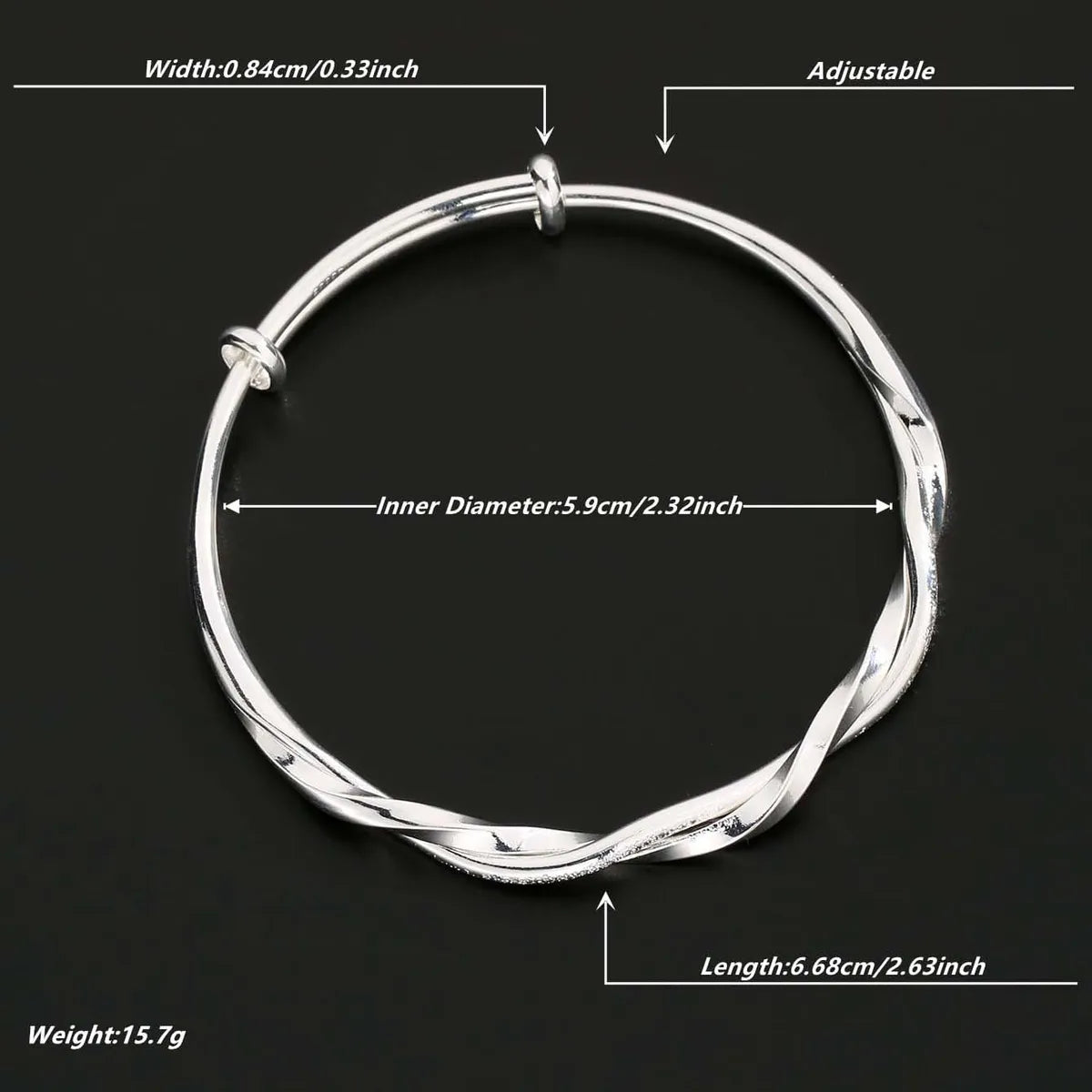 Elegant Glam Modern Style Round Titanium Steel Bangle In Bulk