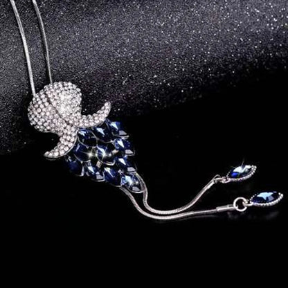 Elegant Glam Octopus Alloy Copper Plating Inlay Artificial Rhinestones Women's Sweater Chain