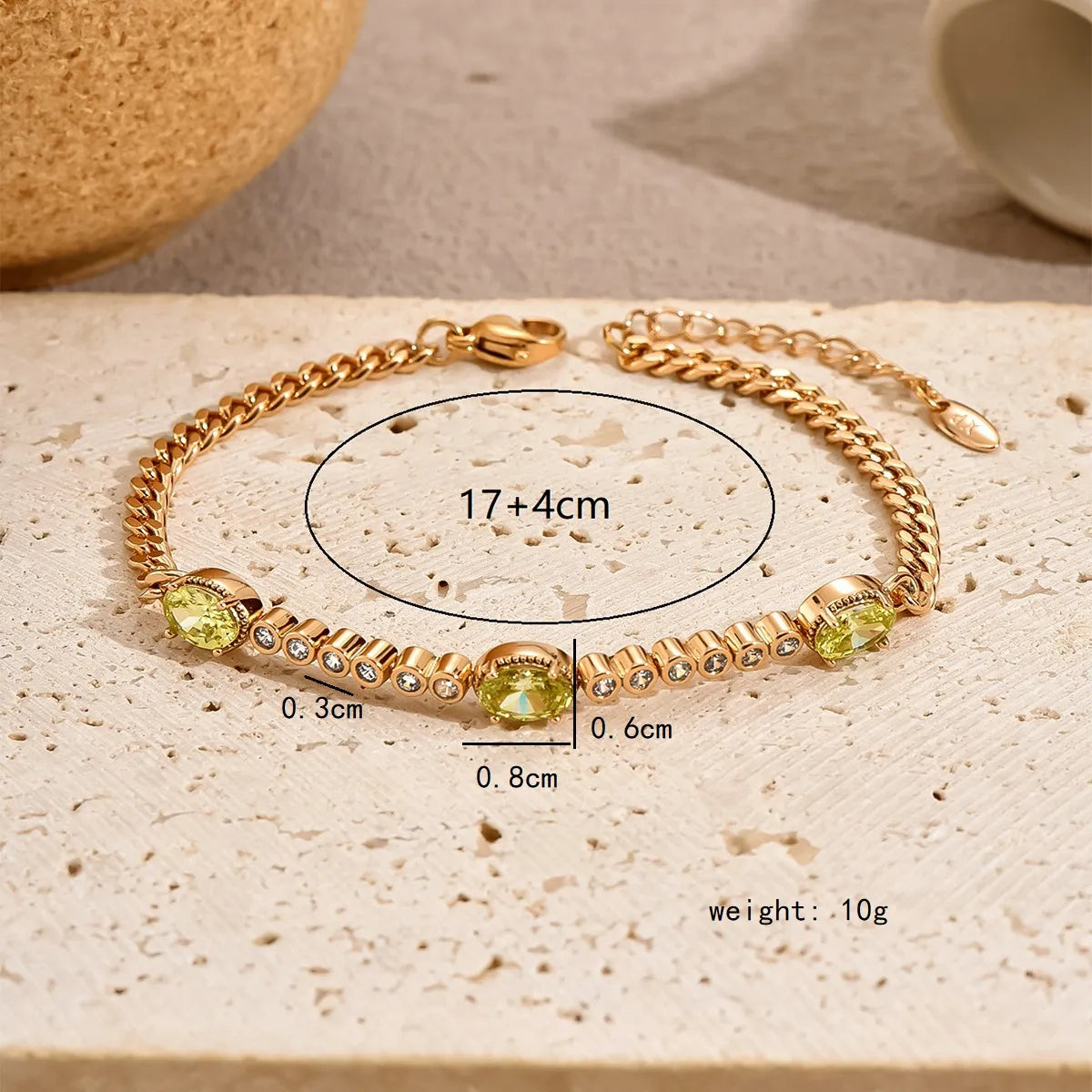 Elegant Glam Sweet Solid Color Copper Inlay Zircon Bracelets