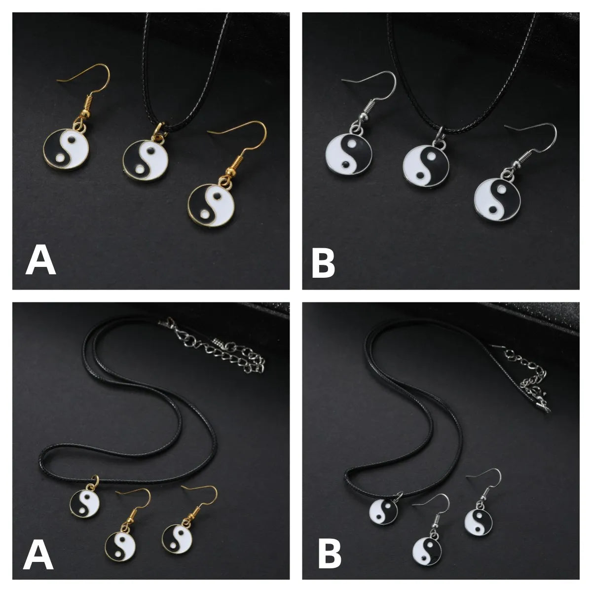 Elegant Gossip Splicing Alloy Unisex Jewelry Set