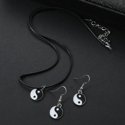 Elegant Gossip Splicing Alloy Unisex Jewelry Set