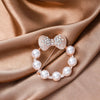 Elegant Heart Shape Flower Butterfly Imitation Pearl Alloy Rhinestone Women'S Brooches