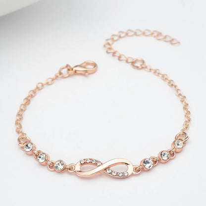 Elegant Infinity Alloy Wholesale Bracelets