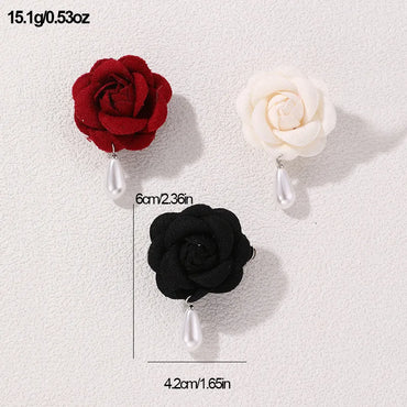 Elegant Lady Korean Style Flower Artificial Flower Women'S Brooches