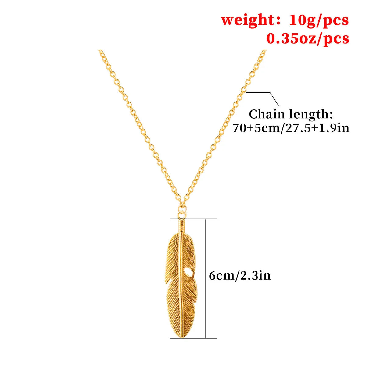 Elegant Lady Leaf Alloy Plating Women'S Pendant Necklace