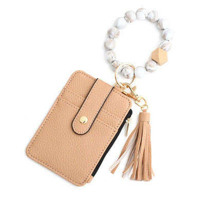 Elegant Lady Simple Style Solid Color Silica Gel Women'S Bag Pendant Keychain