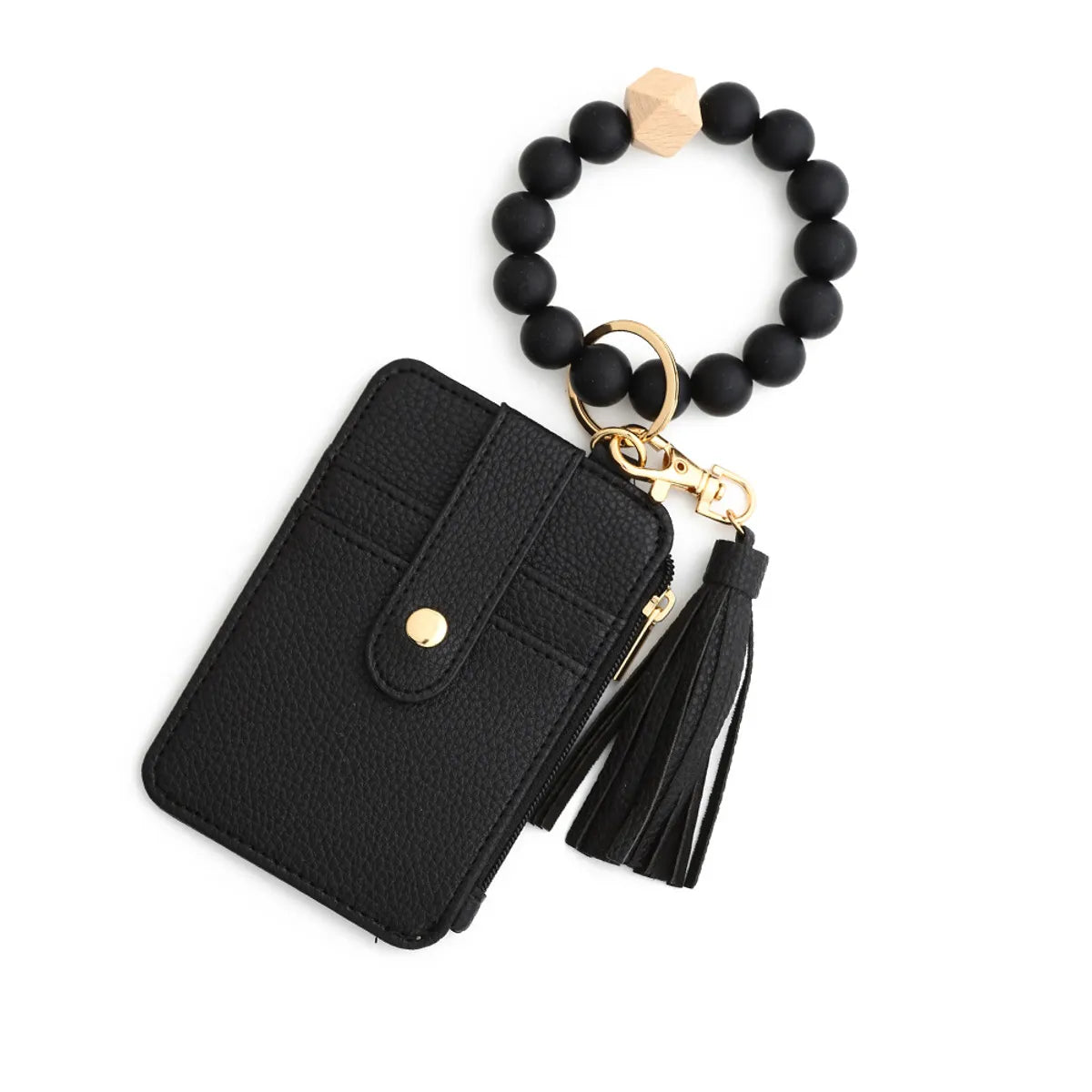 Elegant Lady Simple Style Solid Color Silica Gel Women'S Bag Pendant Keychain