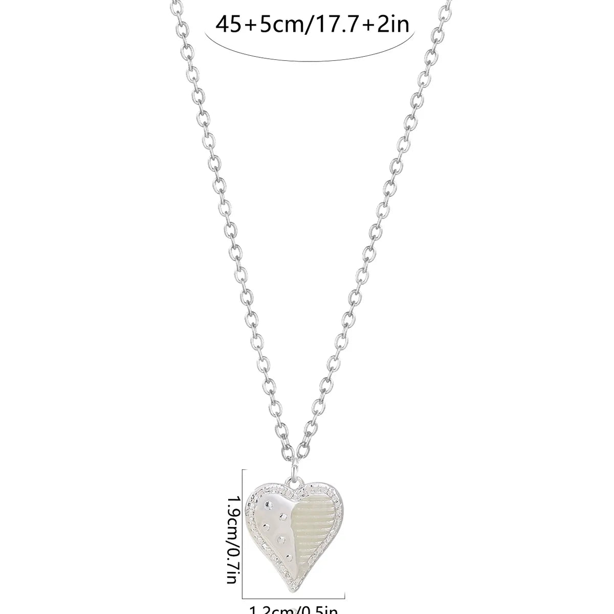 Elegant Lady Streetwear Heart Shape Zinc Alloy Wholesale Pendant Necklace