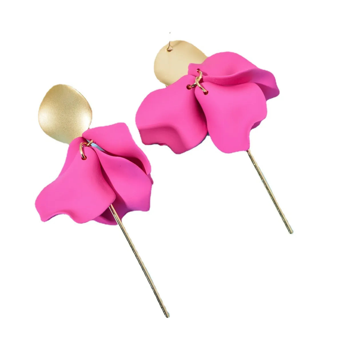 Elegant Lady Sweet Flower Alloy Women's Drop Earrings