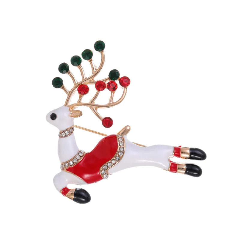 Elegant Modern Style Classic Style Christmas Hat Christmas Tree Elk Alloy Unisex Brooches