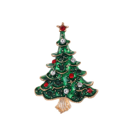 Elegant Modern Style Classic Style Christmas Hat Christmas Tree Elk Alloy Unisex Brooches