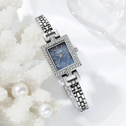 Elegant Modern Style Geometric Jewelry Buckle Quartz Women'S Watches