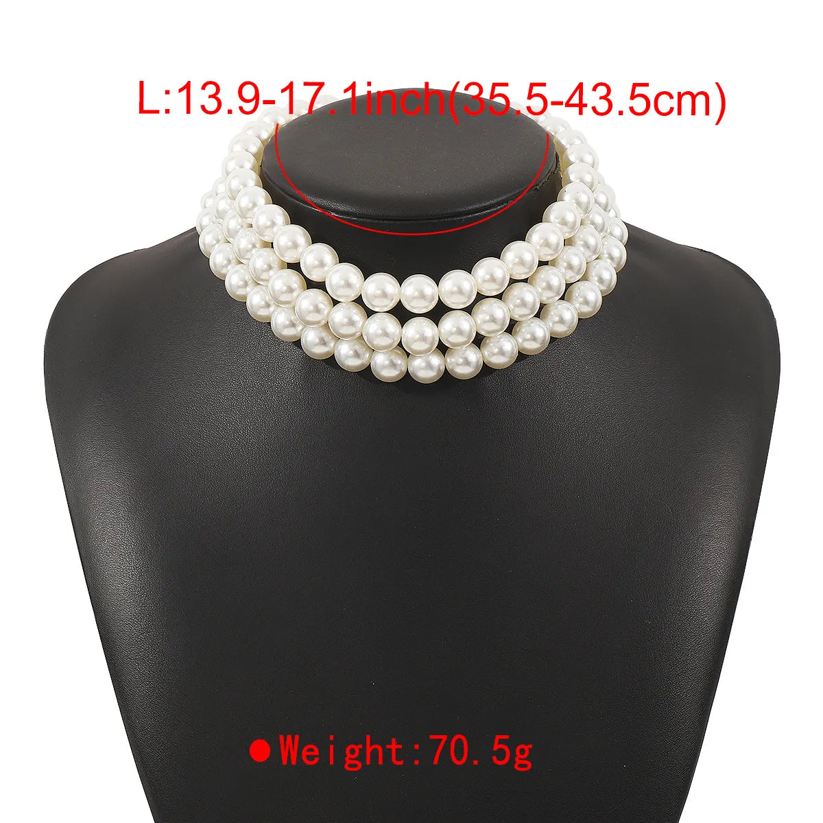 Elegant Modern Style Simple Style Round Imitation Pearl Beaded Women's Bracelets Necklace