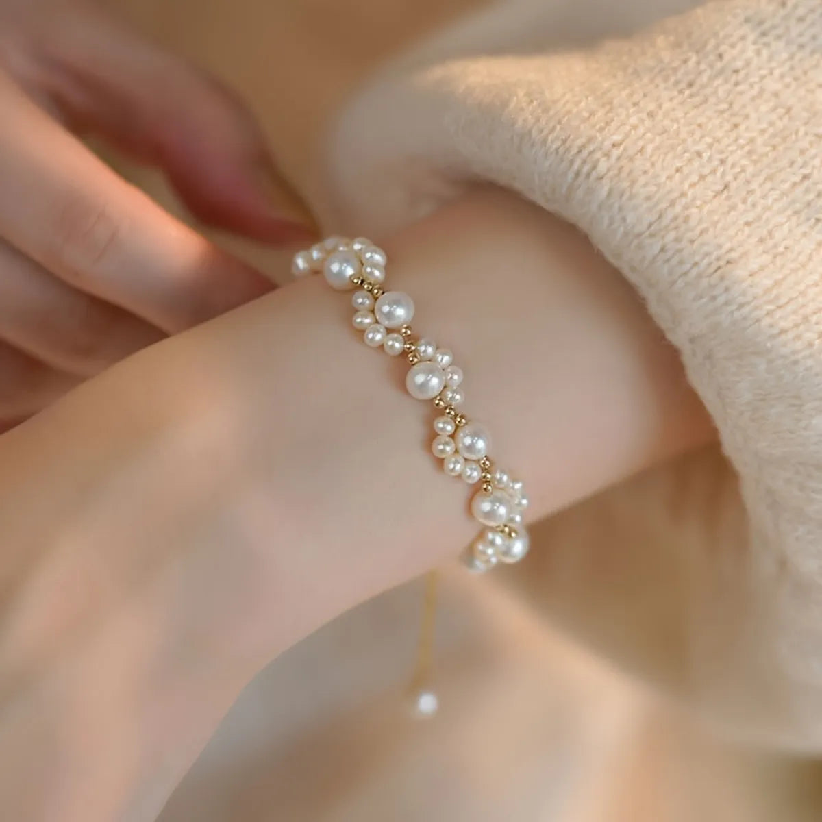 Elegant Pearl Imitation Pearl Wholesale Bracelets