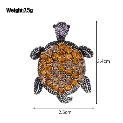 Elegant Retro Animal Alloy Rhinestones Unisex Brooches