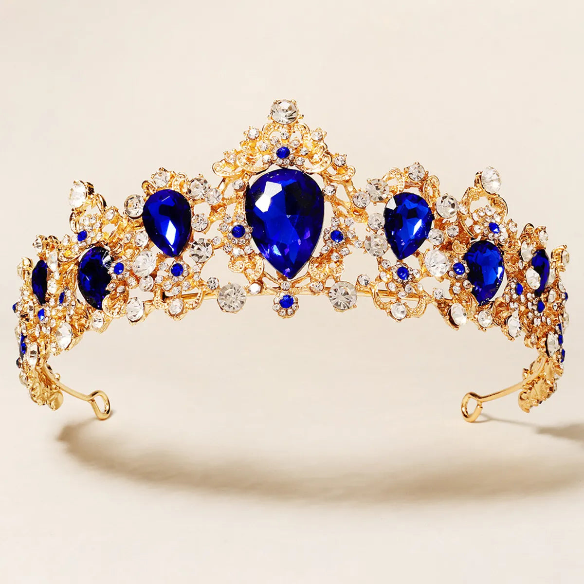 Elegant Retro Crown Alloy Diamond Crown