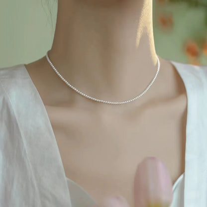 Elegant Retro Geometric Artificial Pearl Women'S Necklace