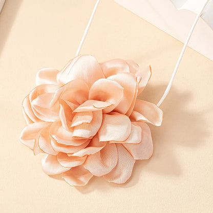 Elegant Retro Sexy Flower Cloth Women's Choker