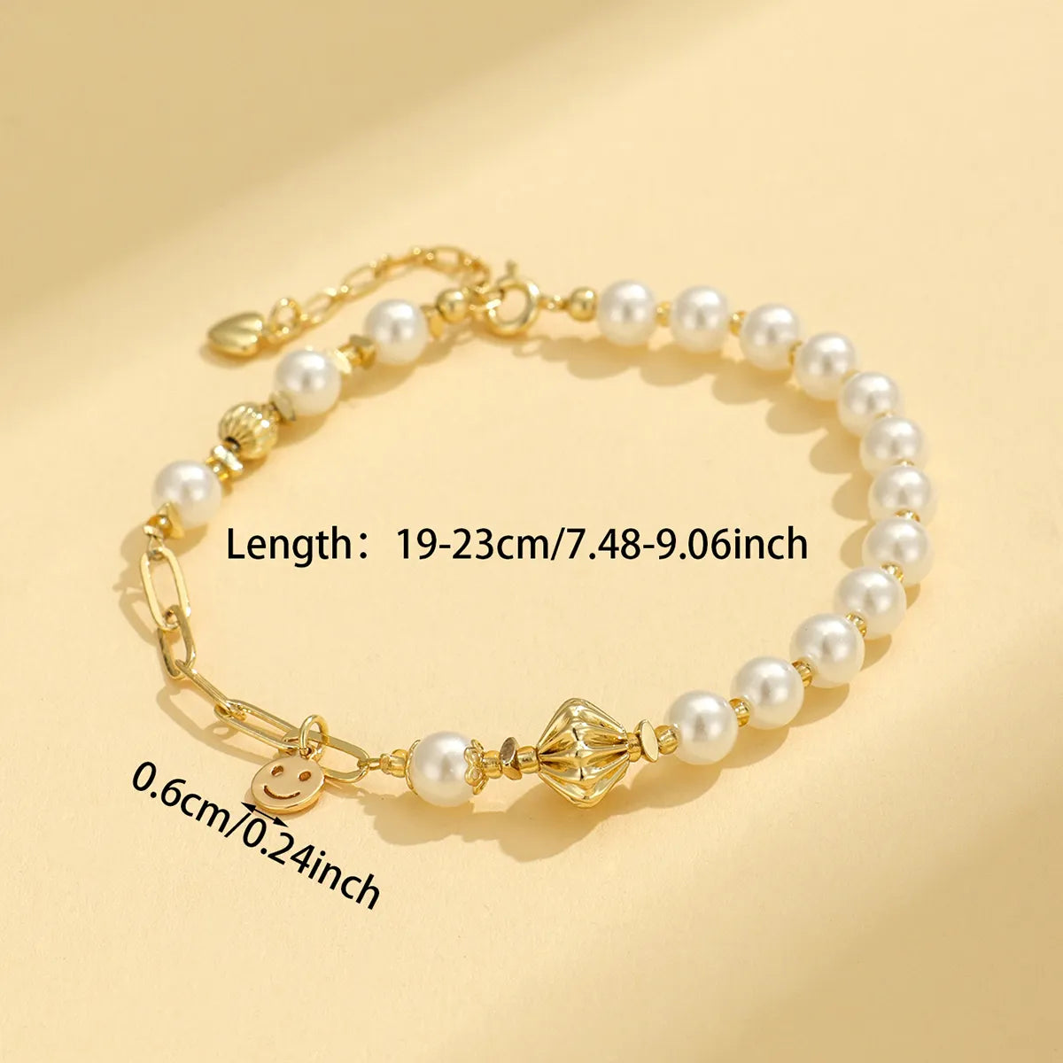 Elegant Simple Style Classic Style Smiley Face Deer Gold Plated Arylic Copper Alloy Wholesale Bracelets