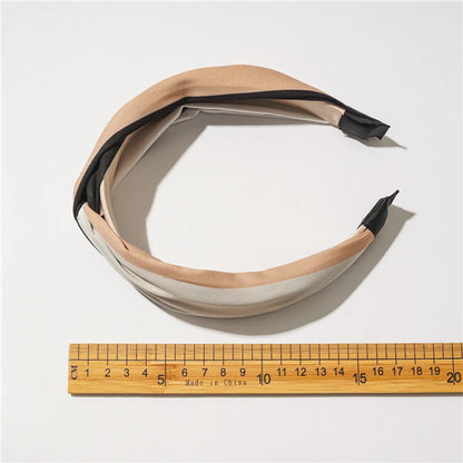 Elegant Simple Style Color Block Cloth Printing Hair Band