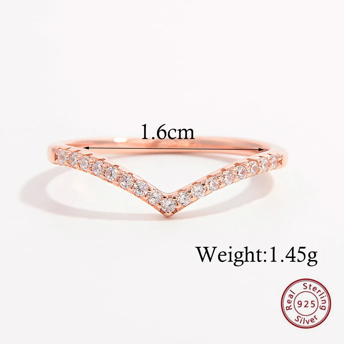 Elegant Simple Style Color Block Sterling Silver Plating Inlay Zircon 14k Gold Plated Rose Gold Plated White Gold Plated Rings