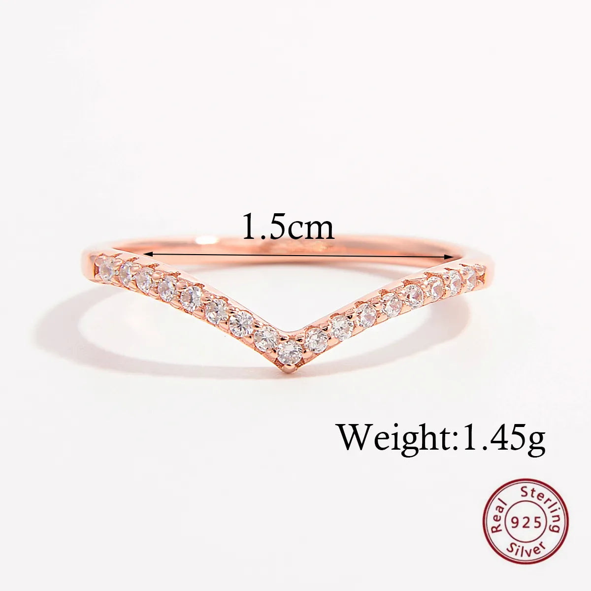 Elegant Simple Style Color Block Sterling Silver Plating Inlay Zircon 14k Gold Plated Rose Gold Plated White Gold Plated Rings