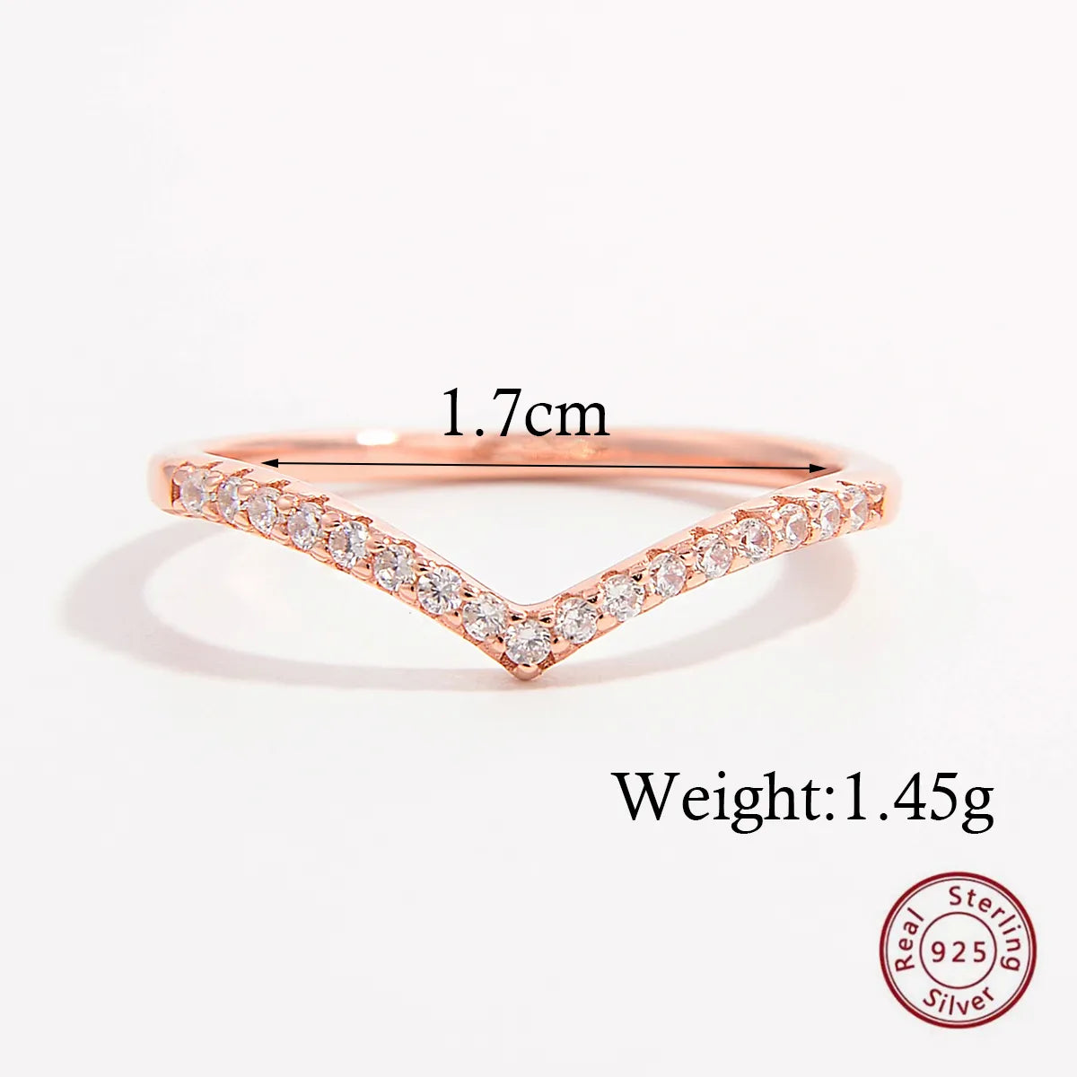 Elegant Simple Style Color Block Sterling Silver Plating Inlay Zircon 14k Gold Plated Rose Gold Plated White Gold Plated Rings