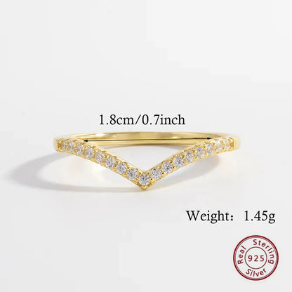 Elegant Simple Style Color Block Sterling Silver Plating Inlay Zircon 14k Gold Plated Rose Gold Plated White Gold Plated Rings