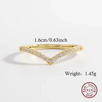 Elegant Simple Style Color Block Sterling Silver Plating Inlay Zircon 14k Gold Plated Rose Gold Plated White Gold Plated Rings