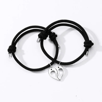 Elegant Simple Style Dolphin Alloy Plating Valentine's Day Couple Bracelets