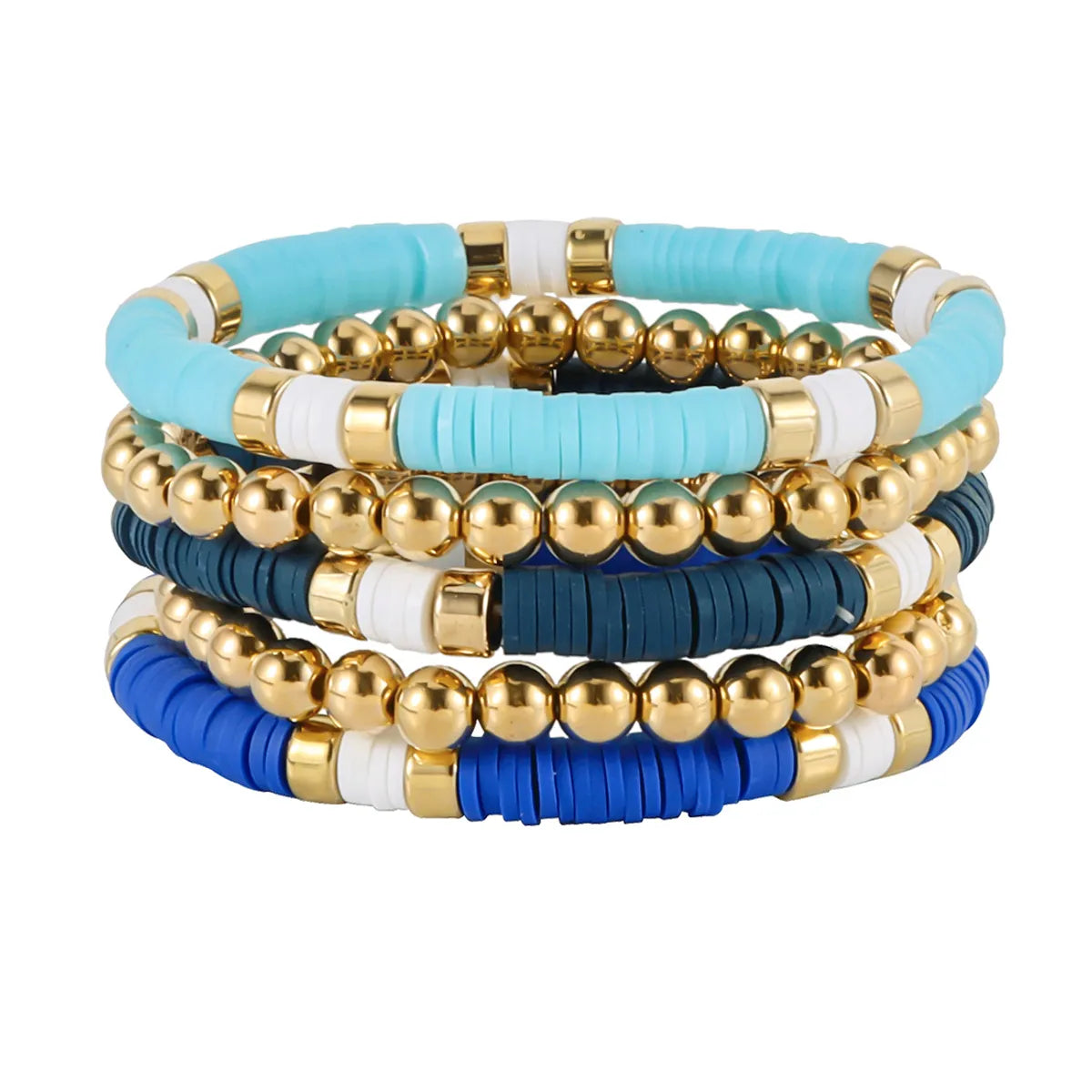 Elegant Simple Style Geometric Alloy Plastic Wholesale Bracelets