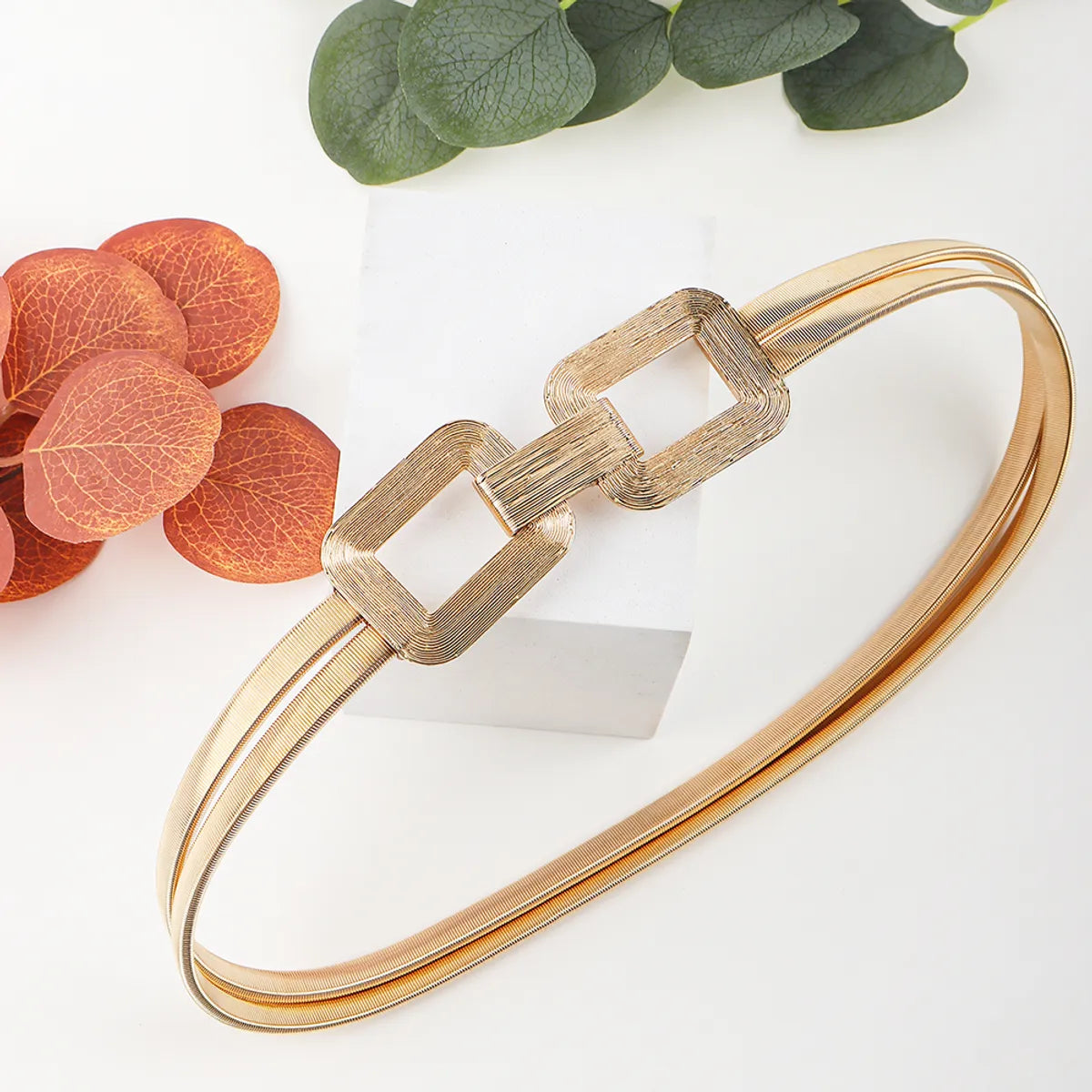 Elegant Simple Style Geometric Alloy Women'S Chain Belts