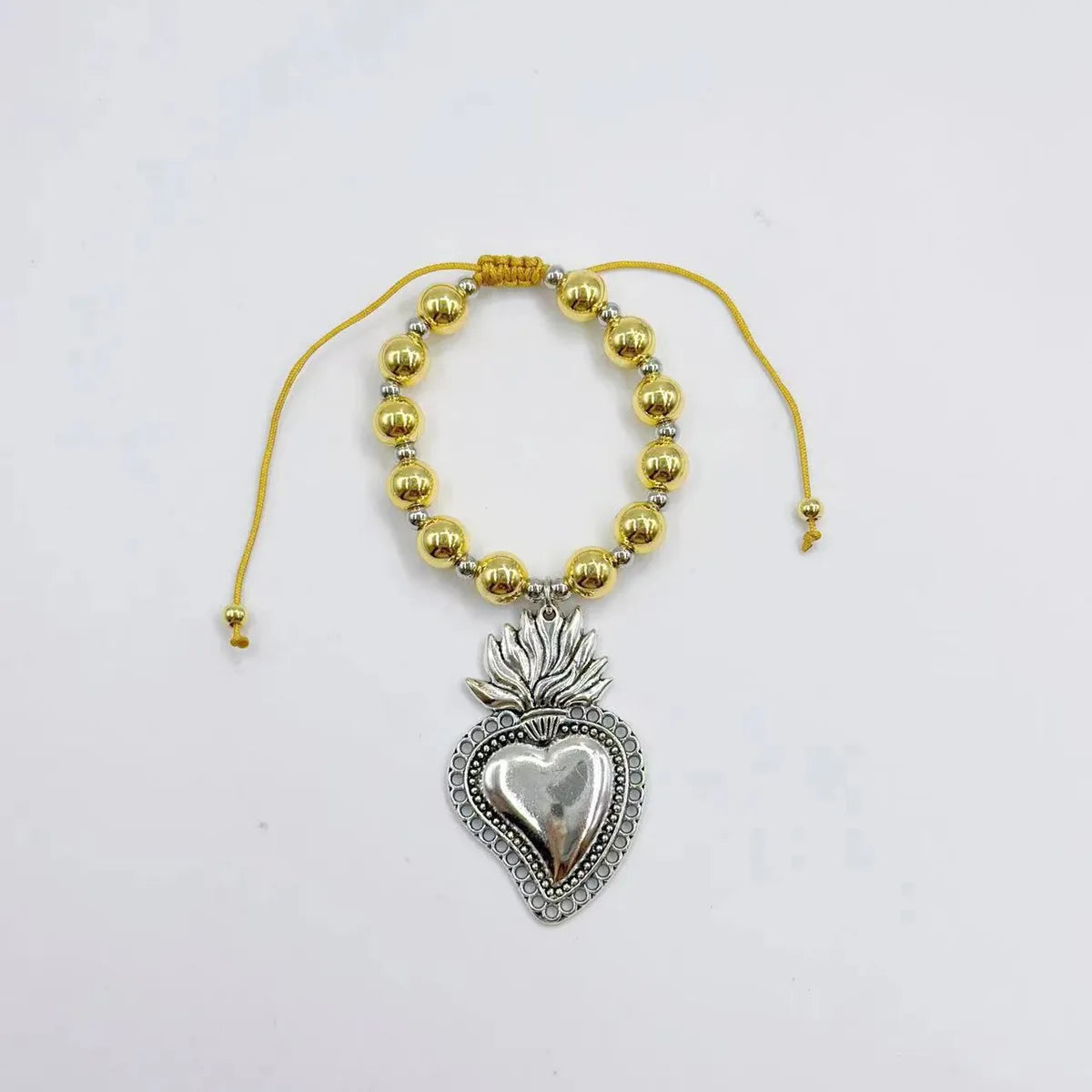 Elegant Simple Style Heart Shape Alloy Wholesale Bracelets