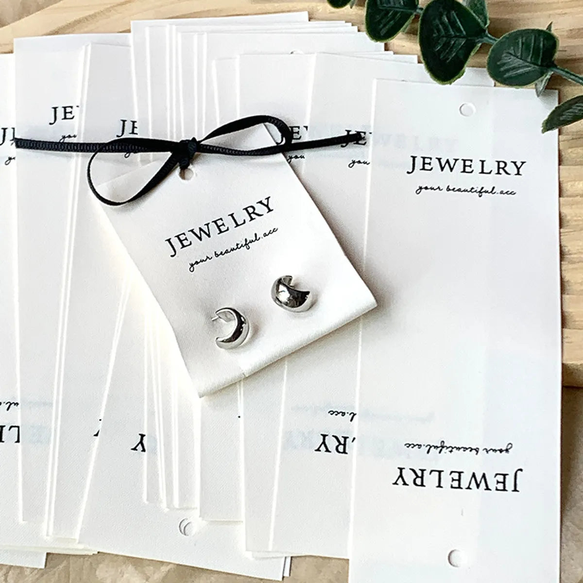 1 Piece Elegant Simple Style Daily Date Letter Earring Card