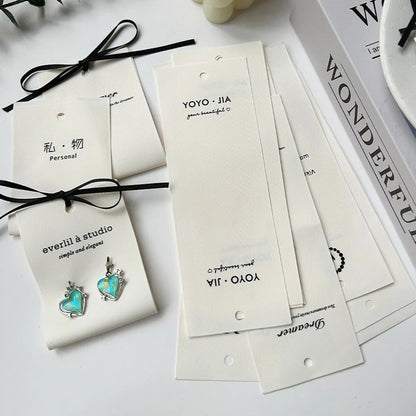 1 Piece Elegant Simple Style Daily Date Letter Earring Card