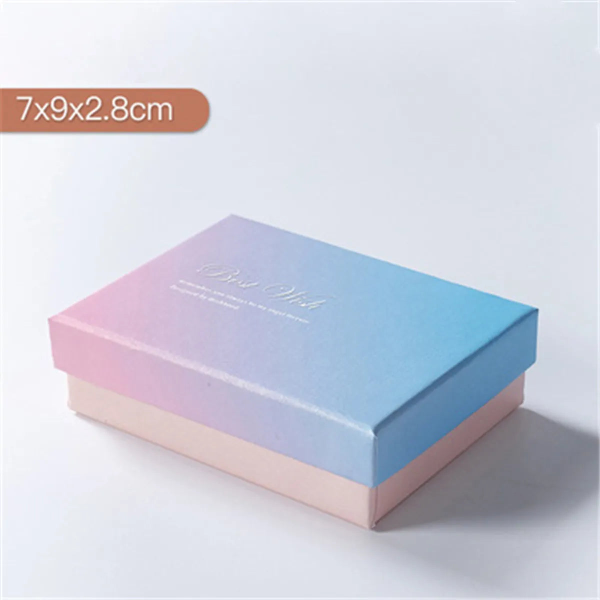 Elegant Simple Style Letter Paper Printing Jewelry Boxes