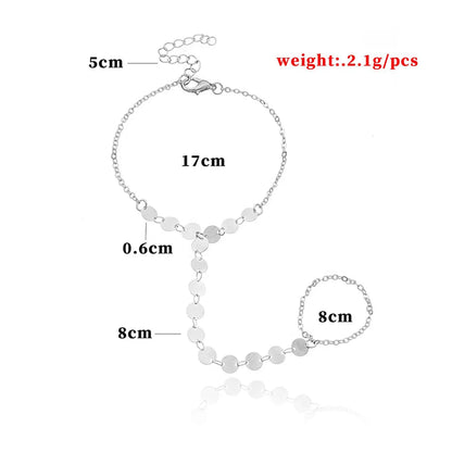 Elegant Simple Style Round Alloy Women'S Bracelets