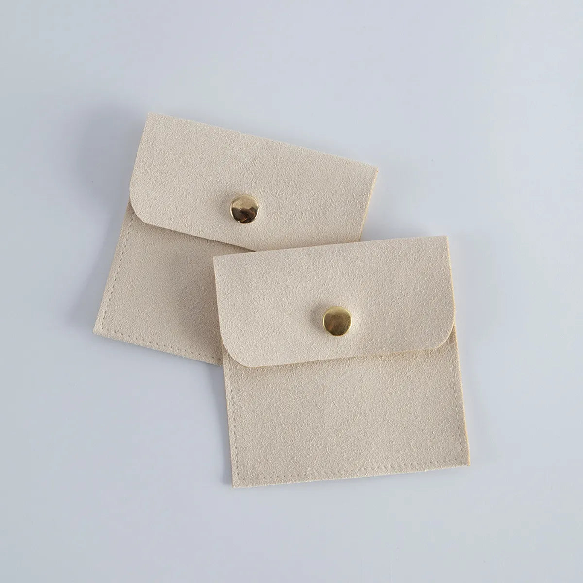 Elegant Simple Style Solid Color Flannel Jewelry Packaging Bags