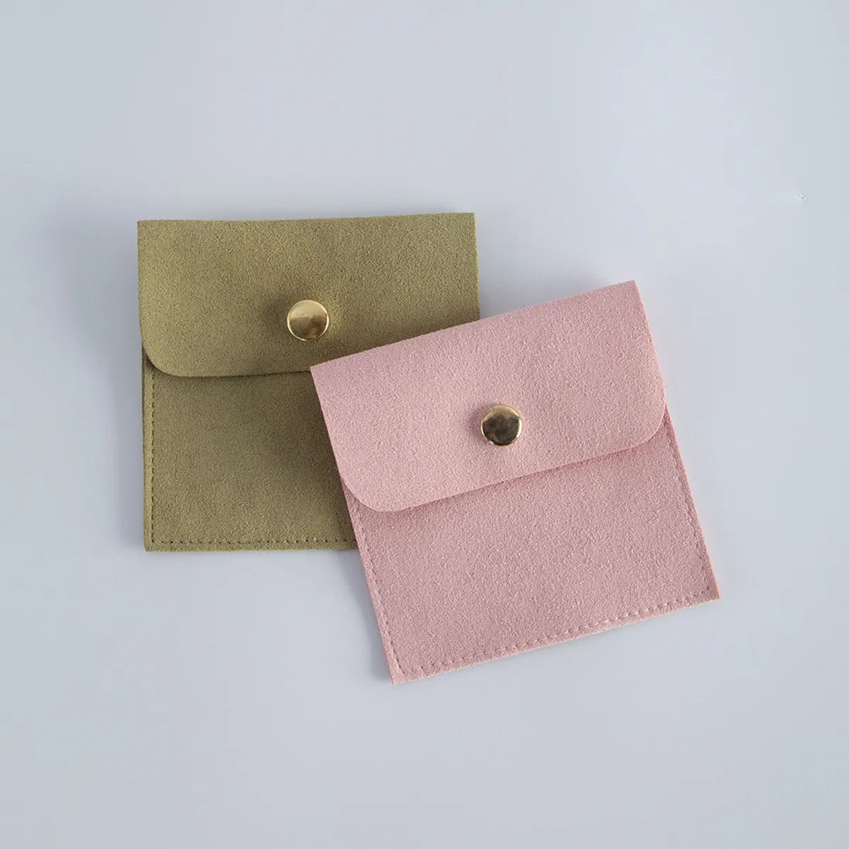 Elegant Simple Style Solid Color Flannel Jewelry Packaging Bags