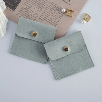 Elegant Simple Style Solid Color Flannel Jewelry Packaging Bags