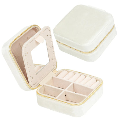 Elegant Simple Style Solid Color Jewelry Boxes