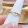 Elegant Simple Style Star Stainless Steel Plating Rings