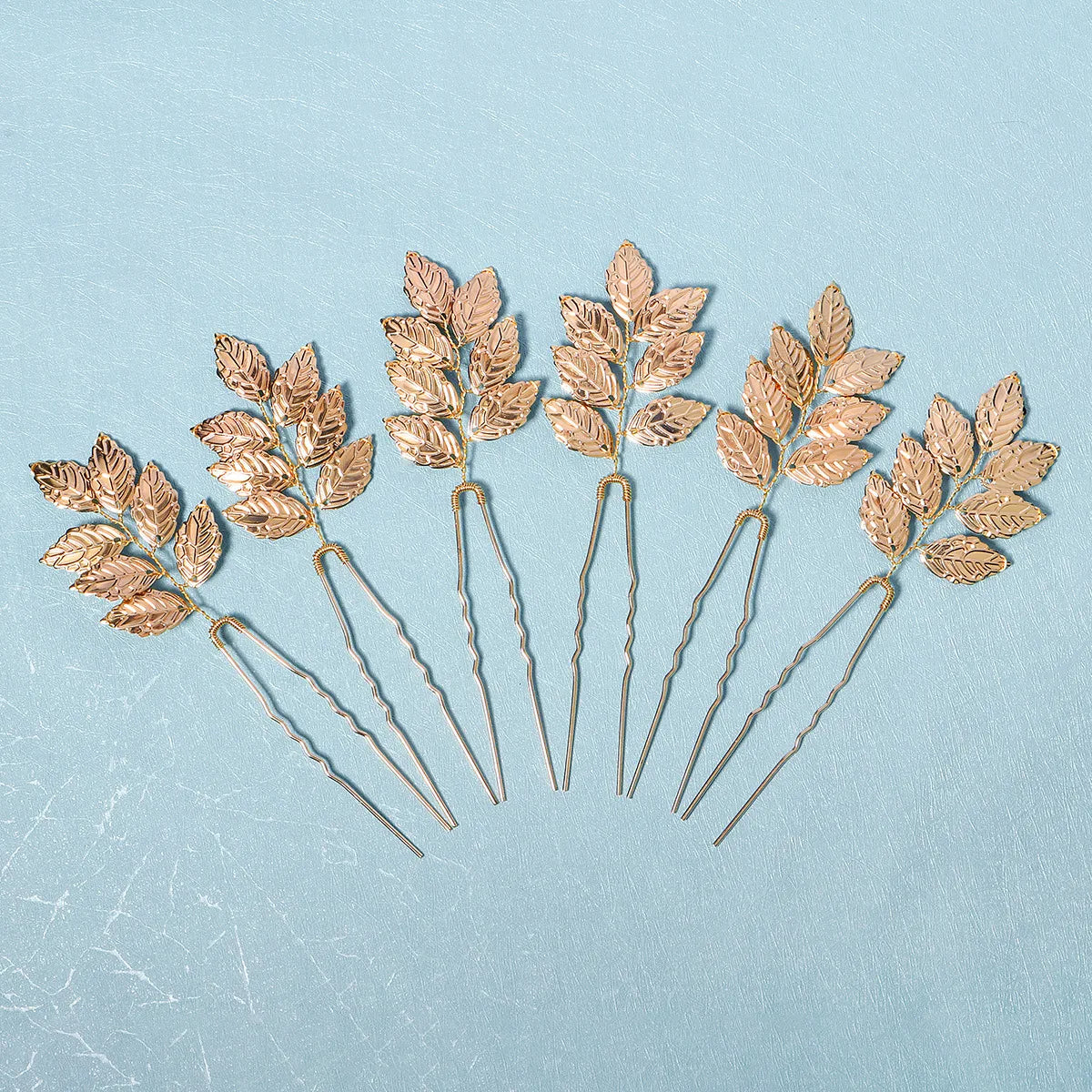 Elegant Simple Style Streetwear Leaf Metal Hairpin